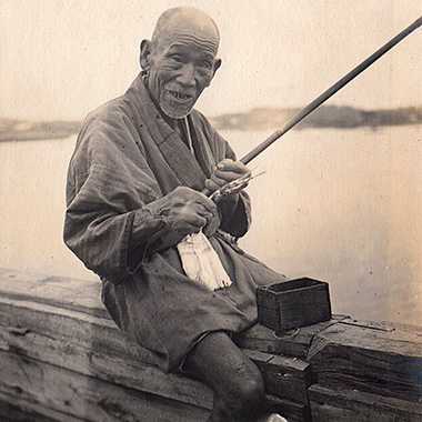 Японский рыболов фото 1914г.